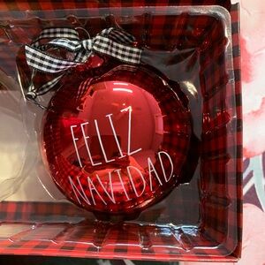 Rae Dunn Felix Navidad Ornament